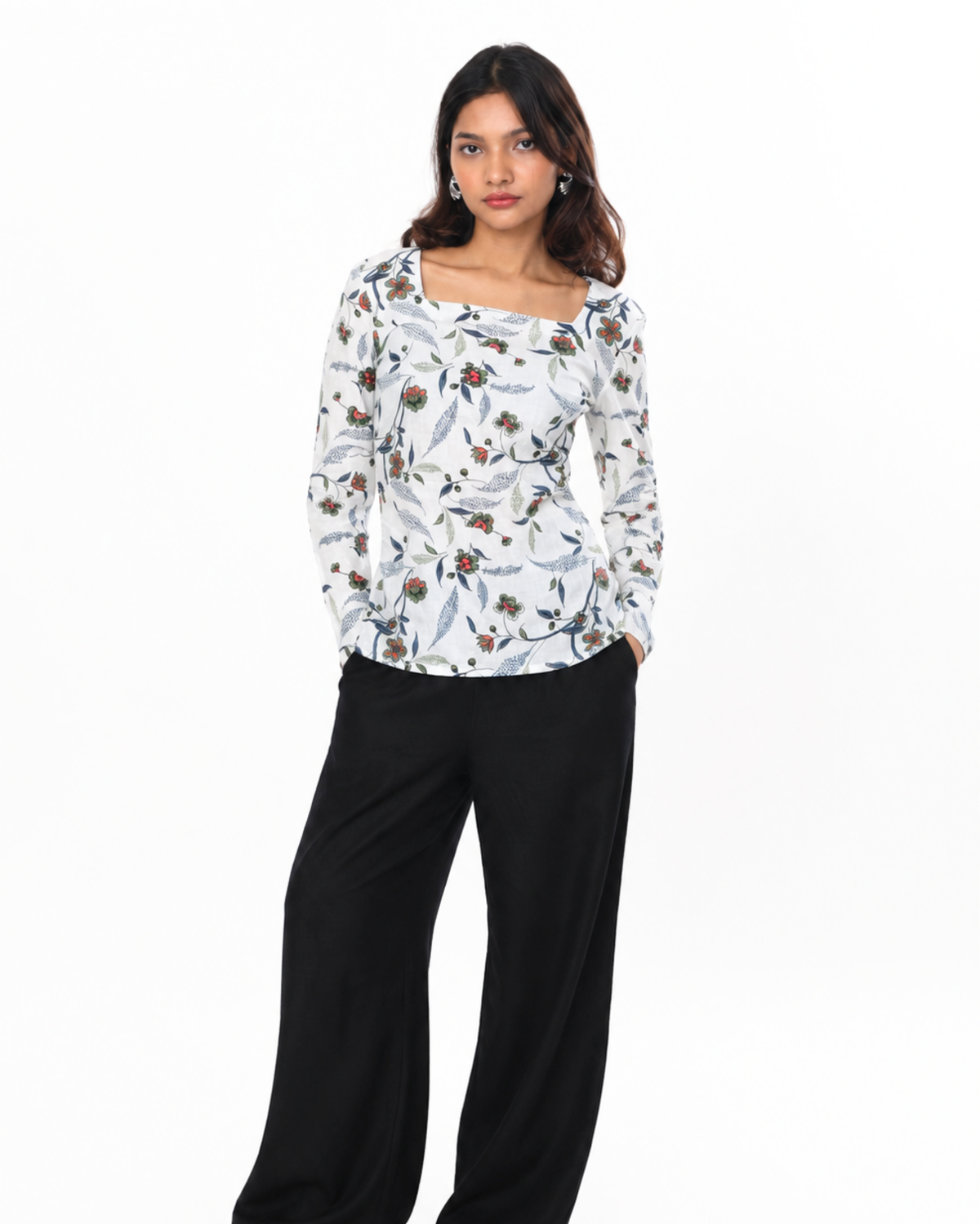 Saasha Square neck short kurti