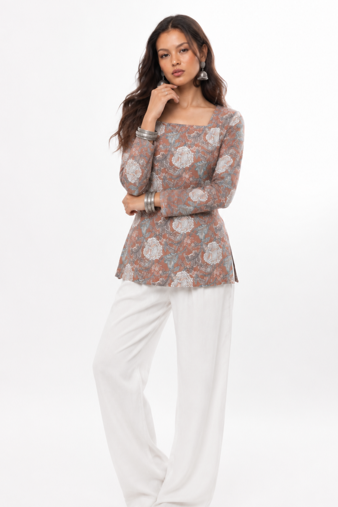 Shaya Square neck short kurti