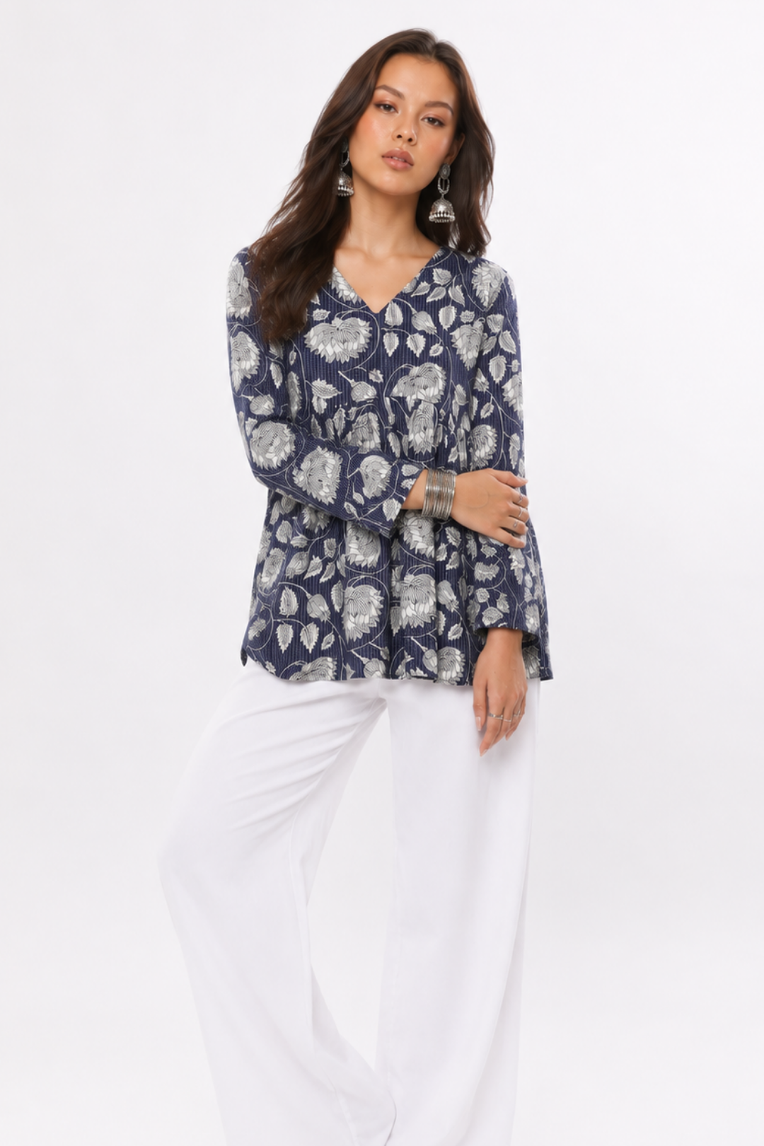 Zena Flared Short Kurti