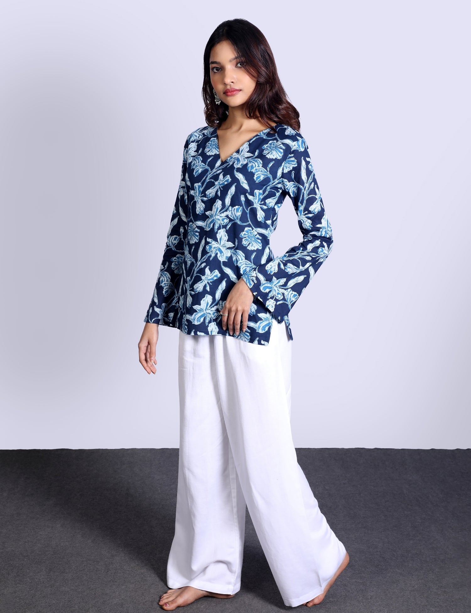 Misha Bell Sleeve Short Kurti