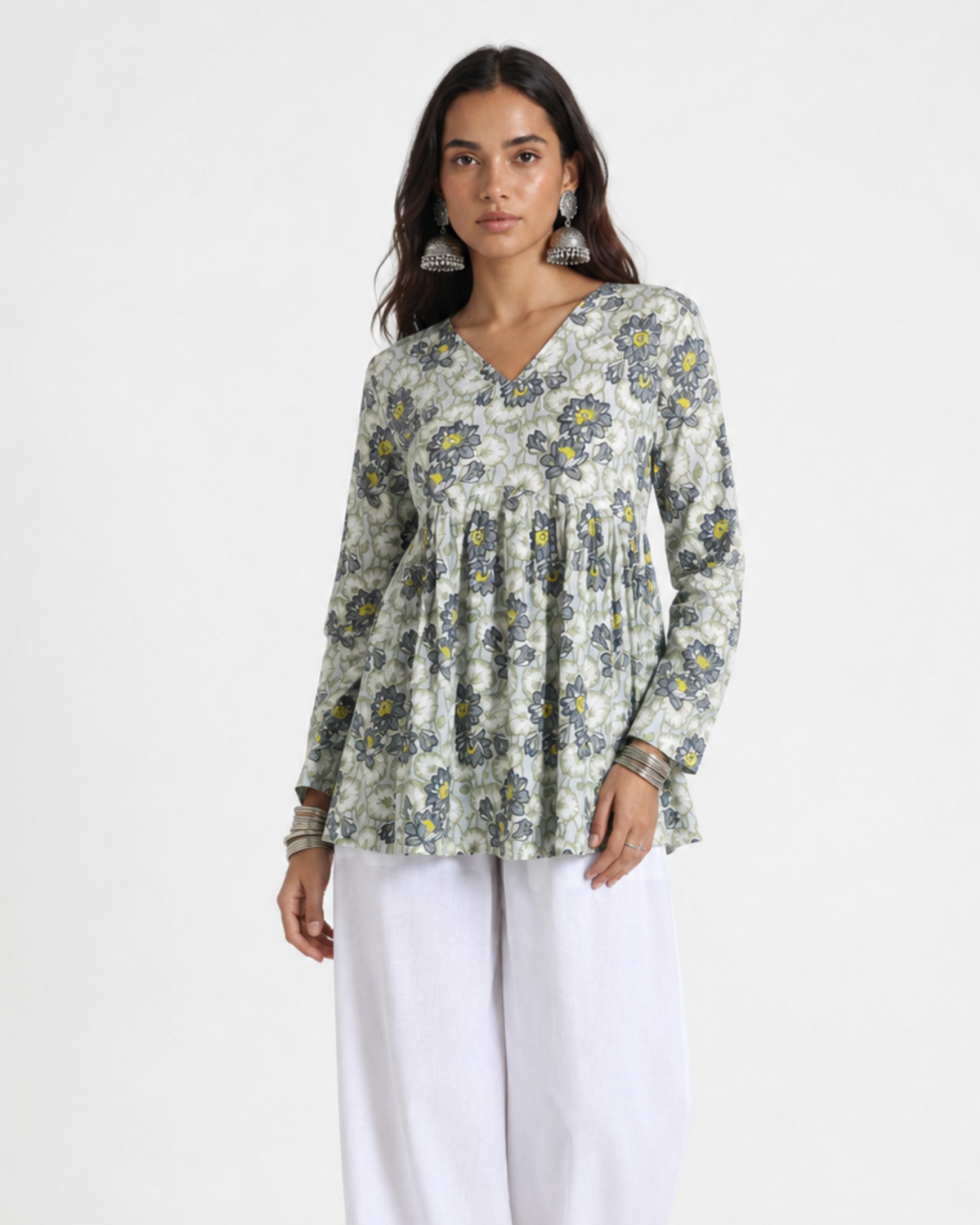 Liana Flared Short Kurti