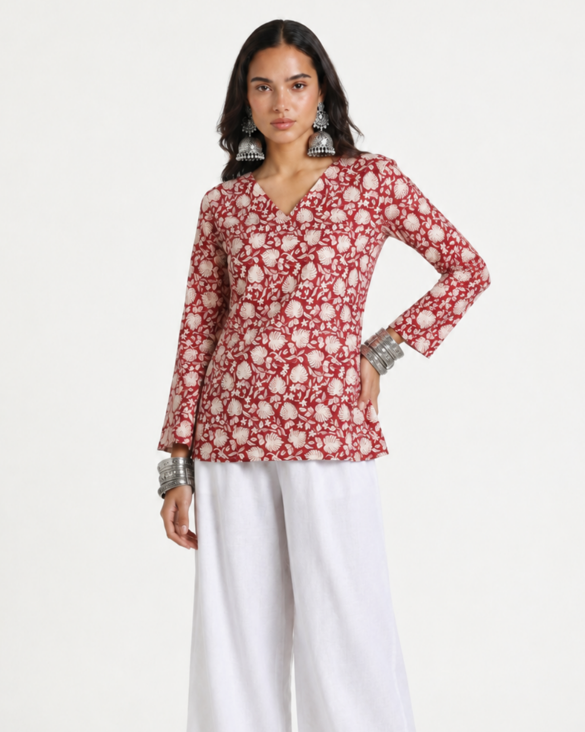 Aanya Bell Sleeve Short Kurti