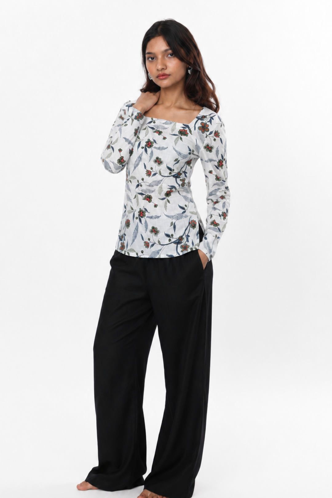 Saasha Square neck short kurti