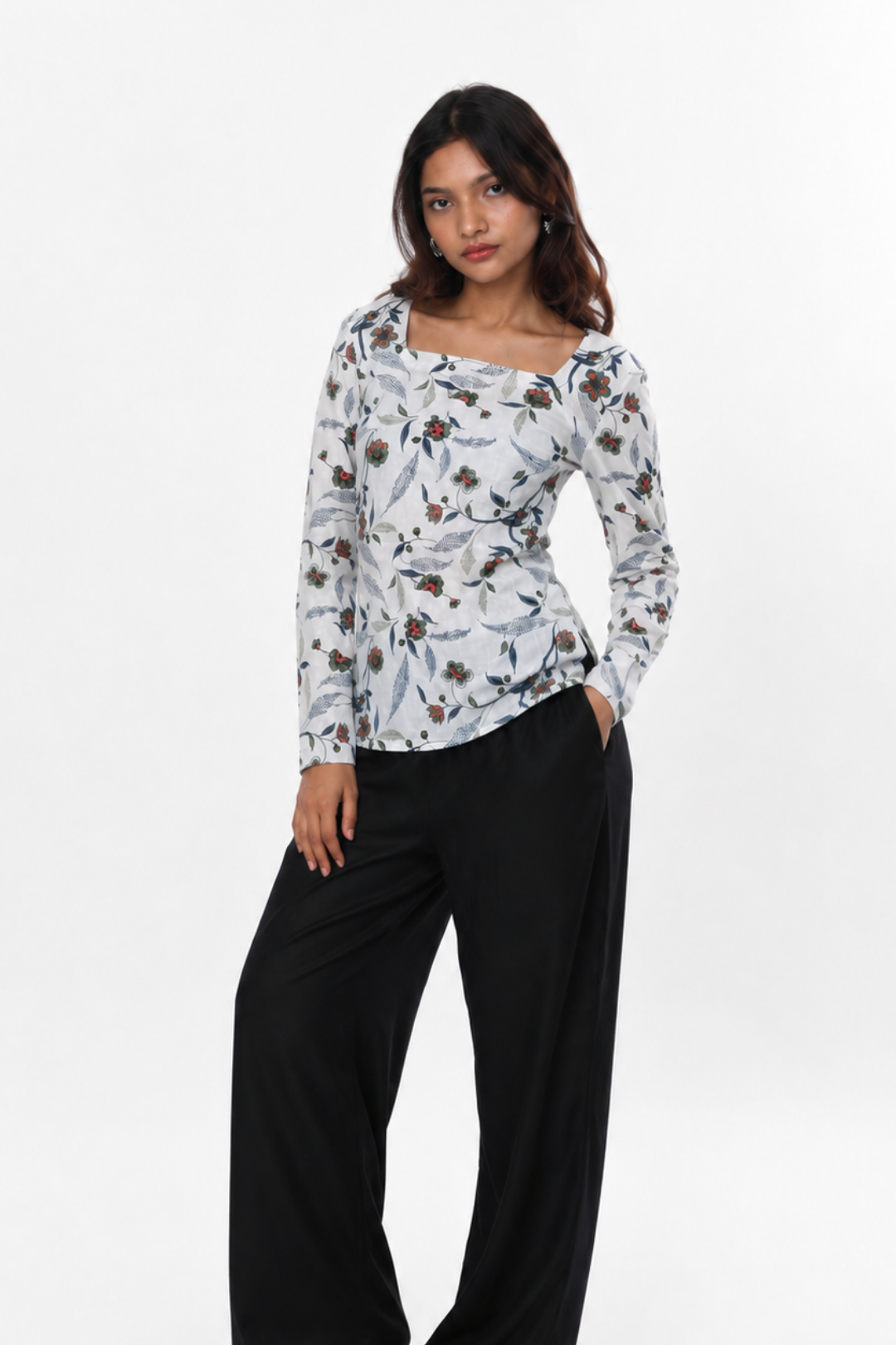 Saasha Square neck short kurti