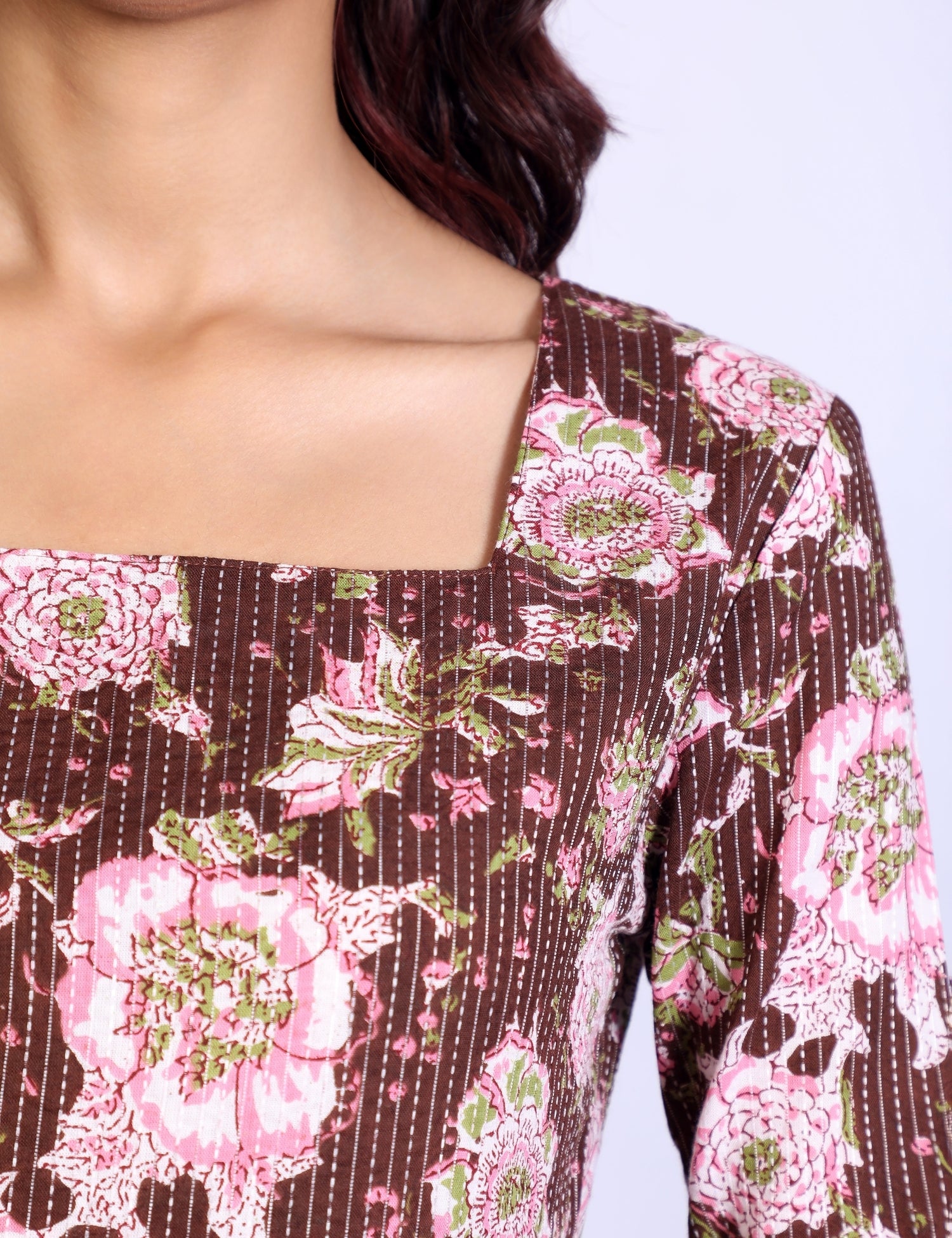 Naima Square neck short kurti