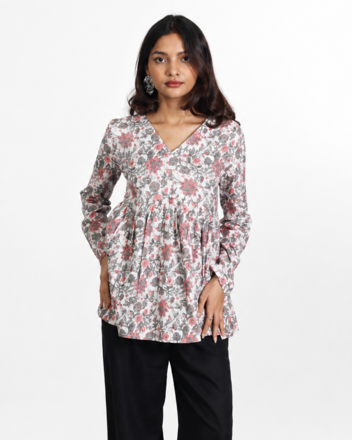 Avelina Flared Short Kurti