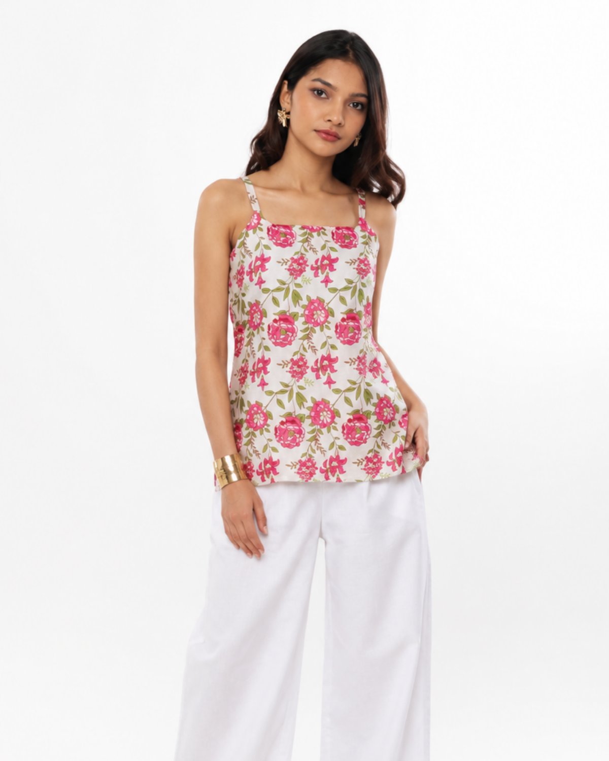 Saira Sleeveless Short Kurti