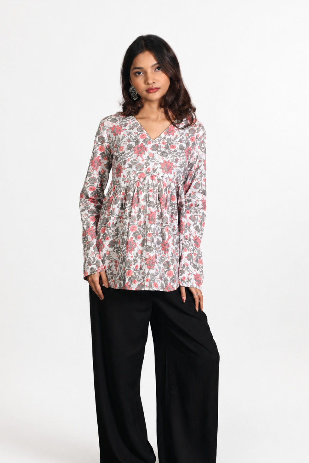 Avelina Flared Short Kurti