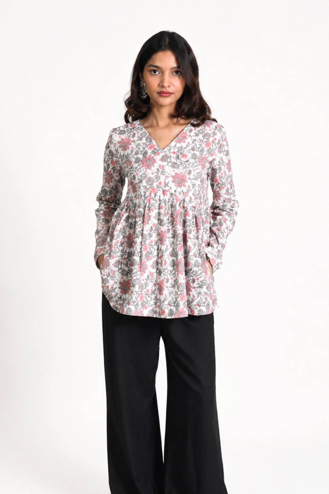 Avelina Flared Short Kurti