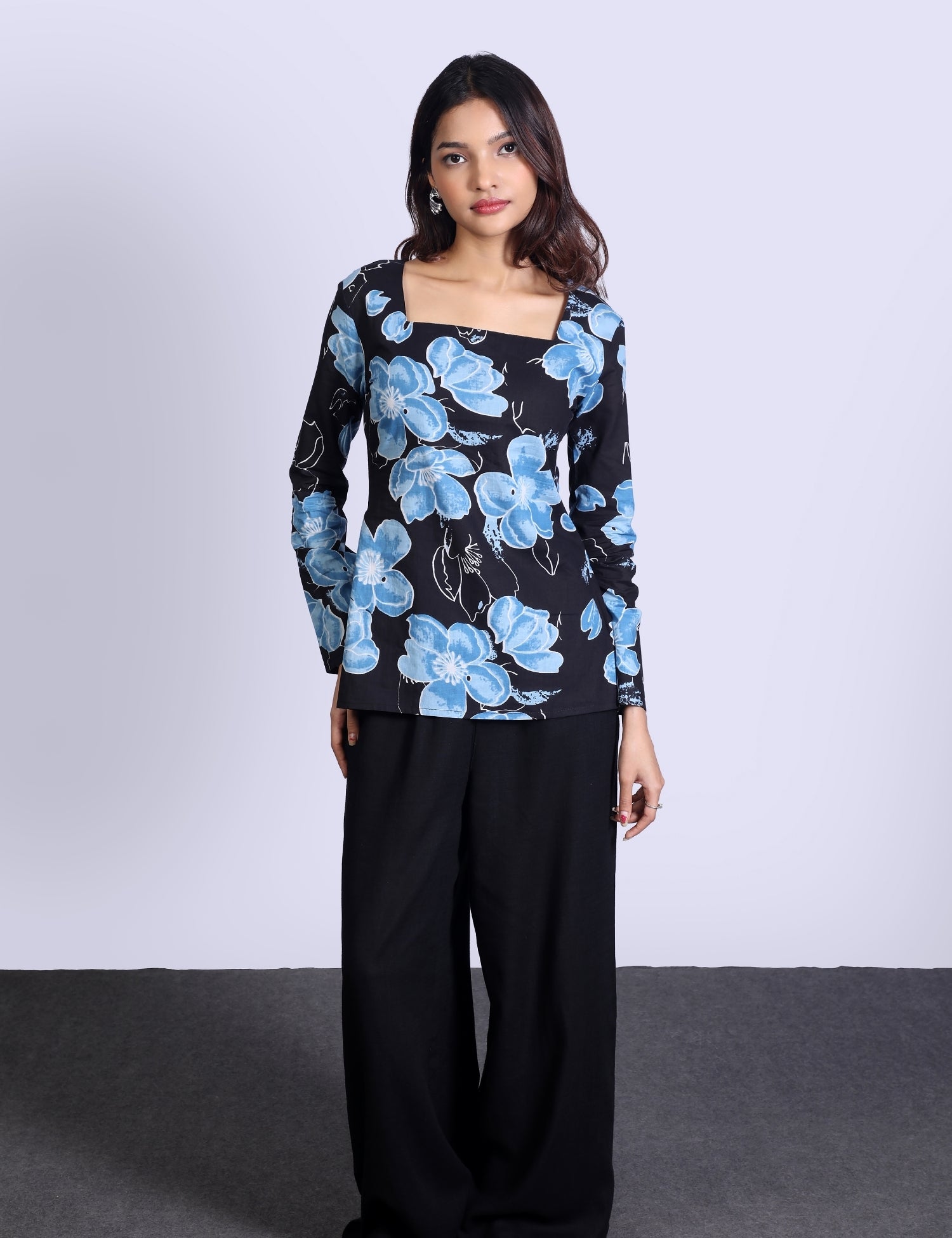 Nisha Square neck short kurti