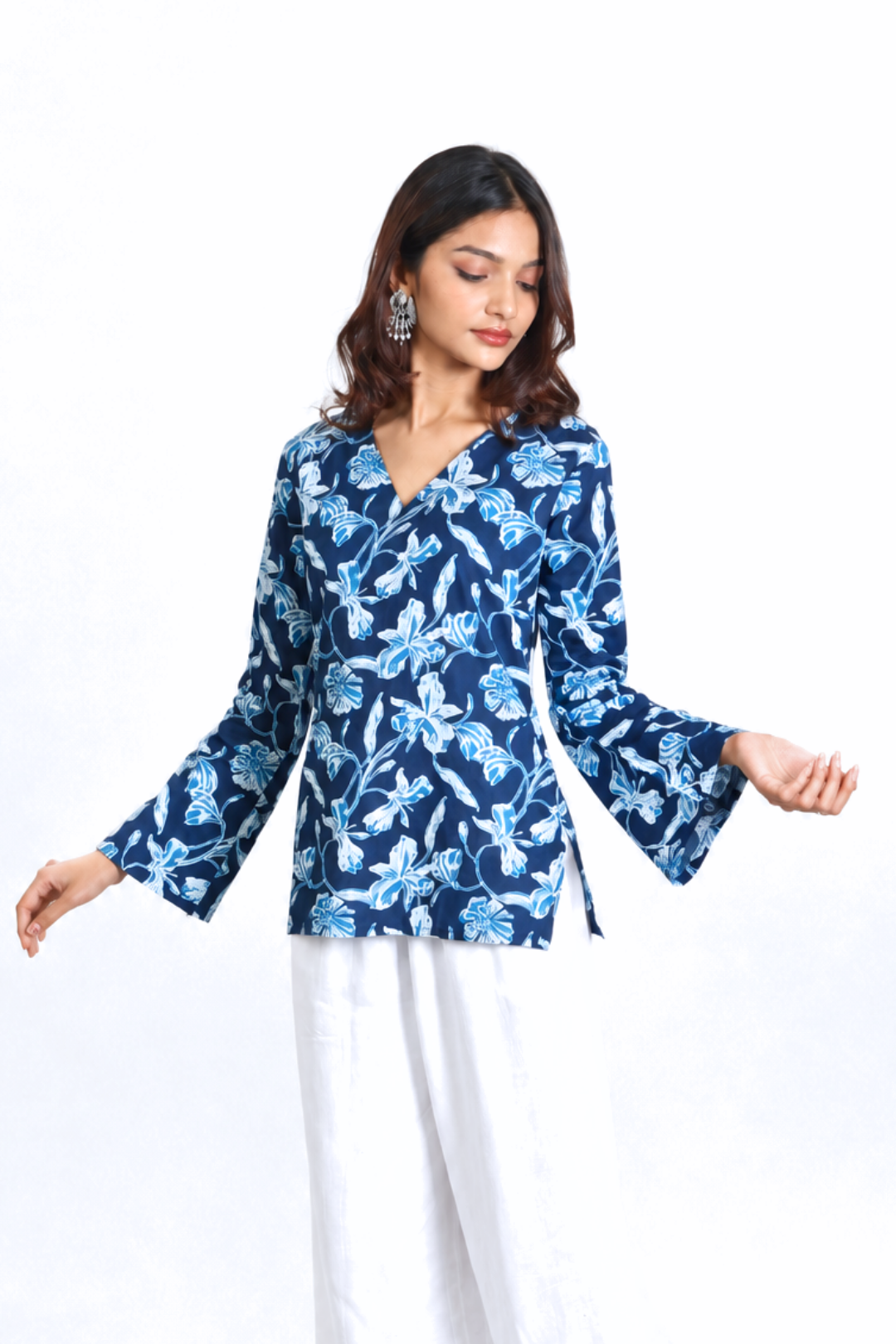 Misha Bell Sleeve Short Kurti