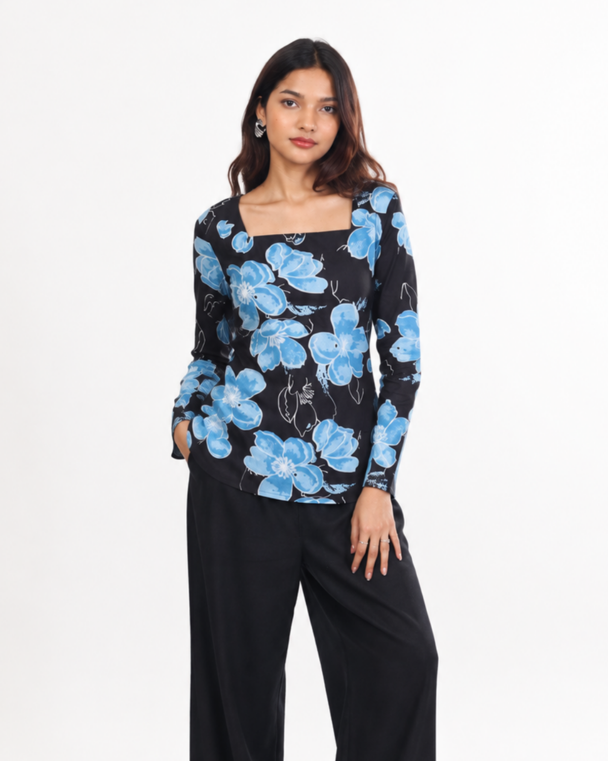 Nisha Square neck short kurti
