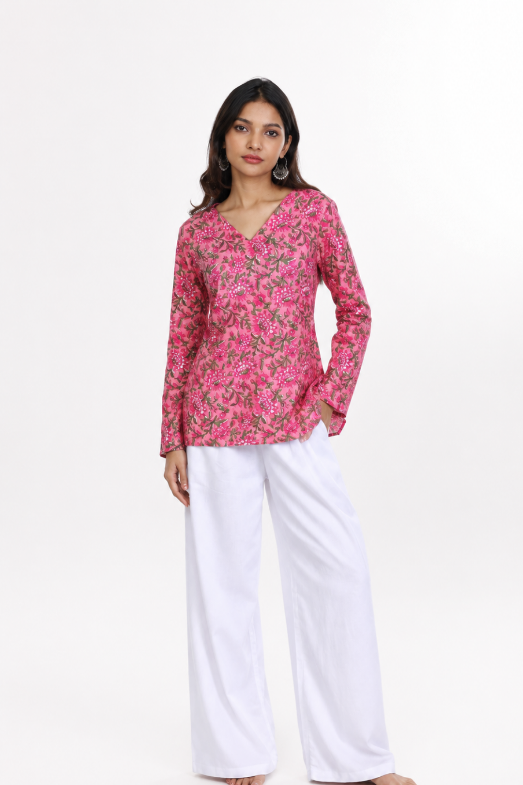 Sianna Bell Sleeve Short Kurti