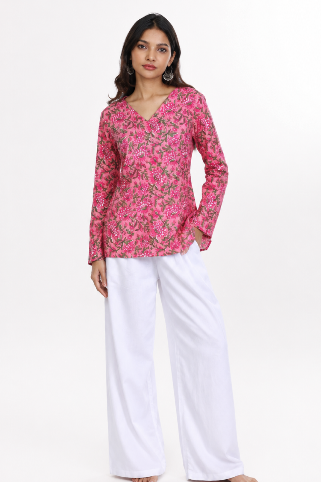 Sianna Bell Sleeve Short Kurti