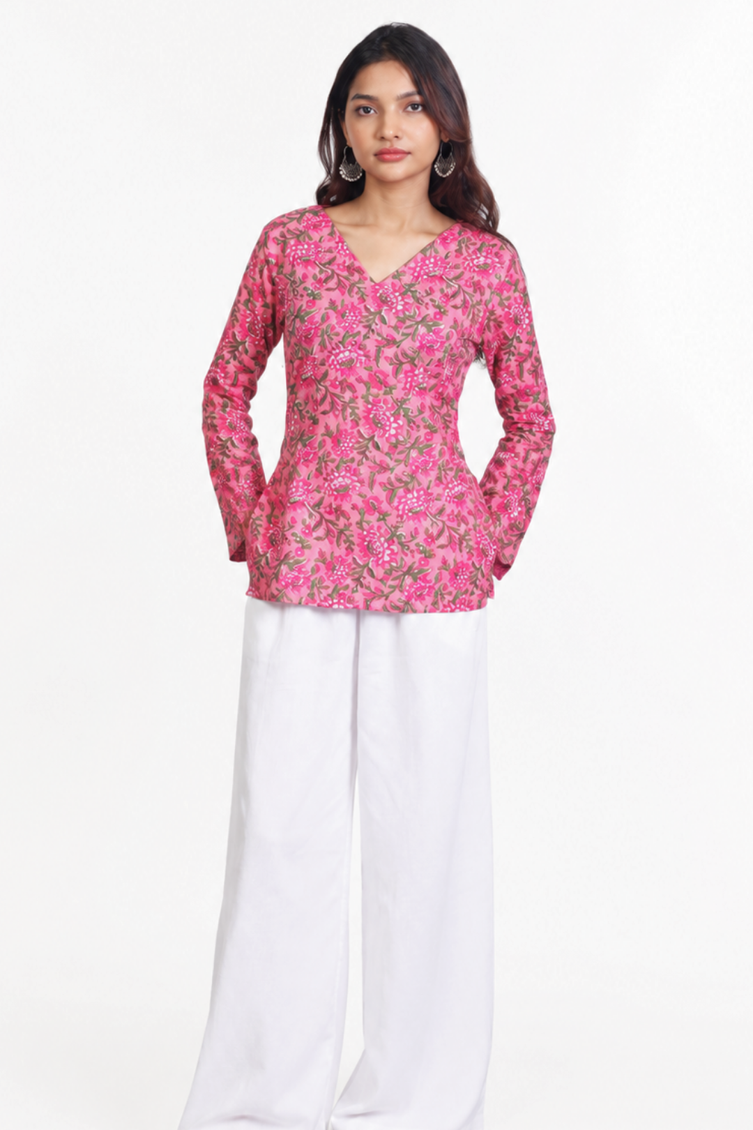 Sianna Bell Sleeve Short Kurti