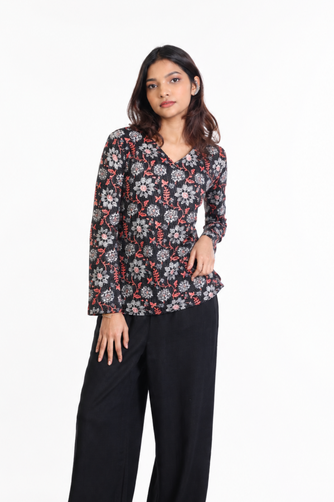 Caira Bell Sleeve Short Kurti
