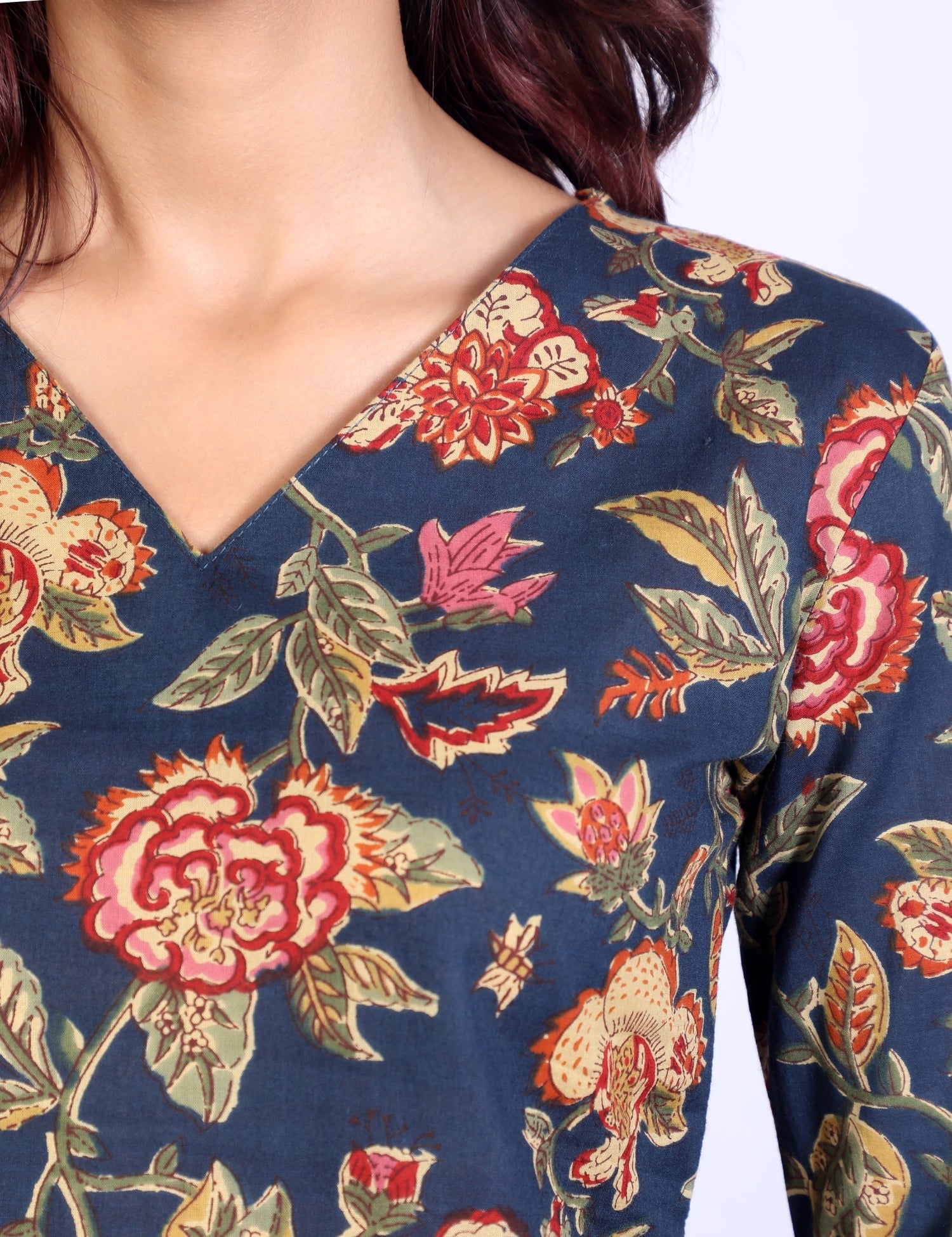 Nina Bell Sleeve Short Kurti