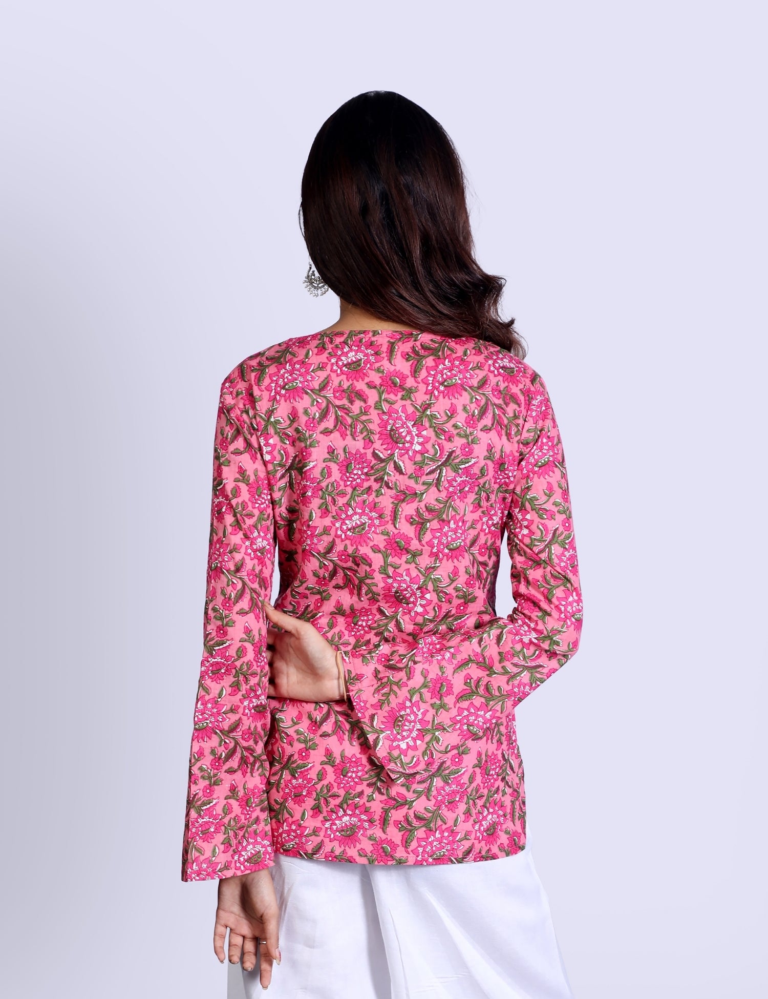 Sianna Bell Sleeve Short Kurti