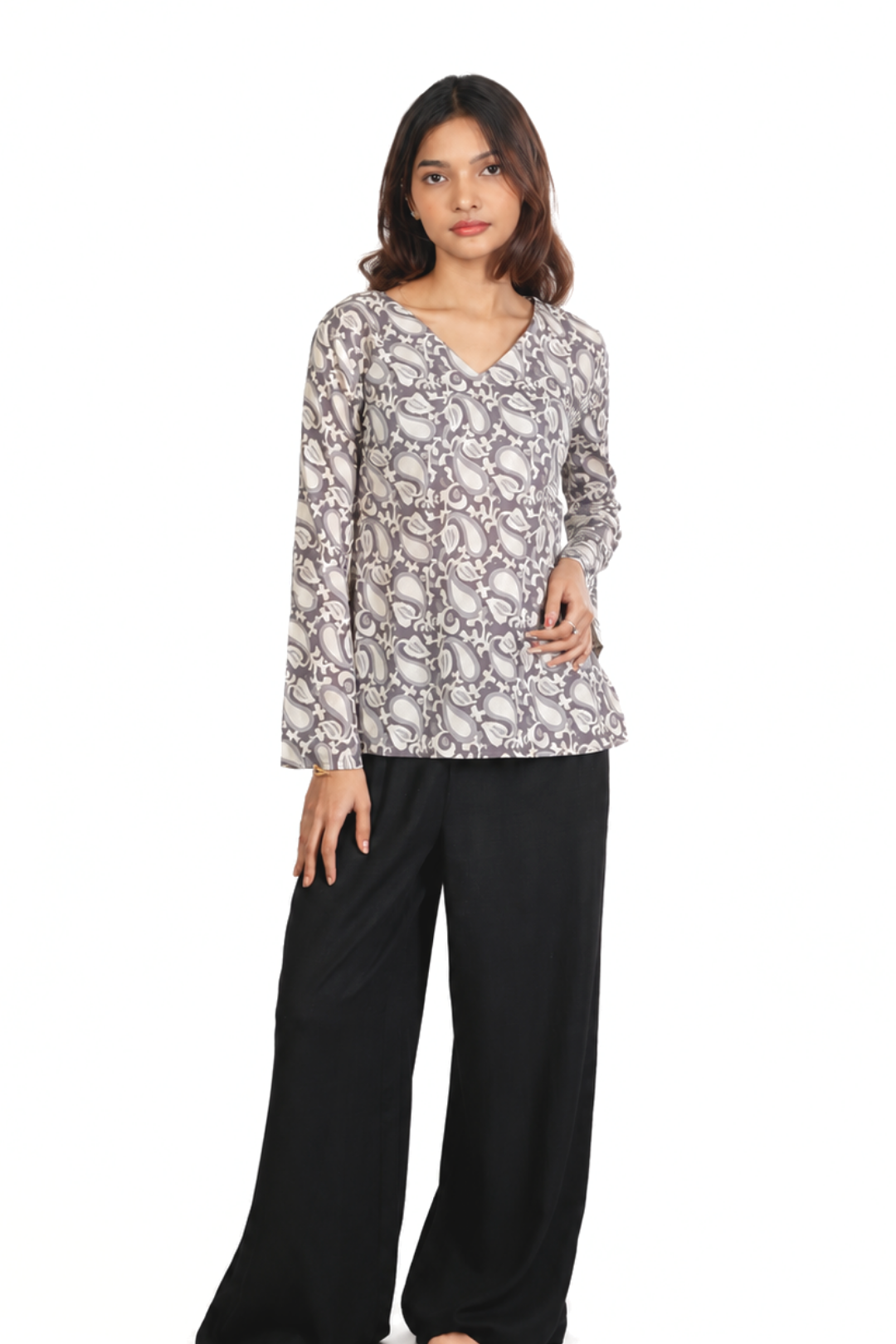Saisha Bell Sleeve Short Kurti