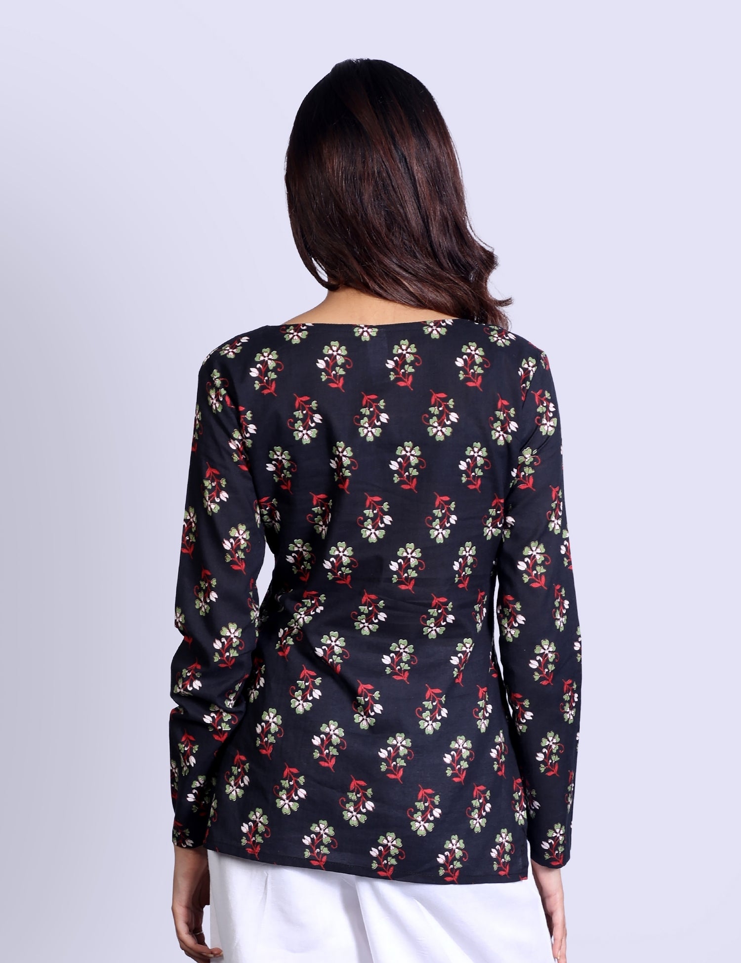 Elana Square Neck Short Kurti