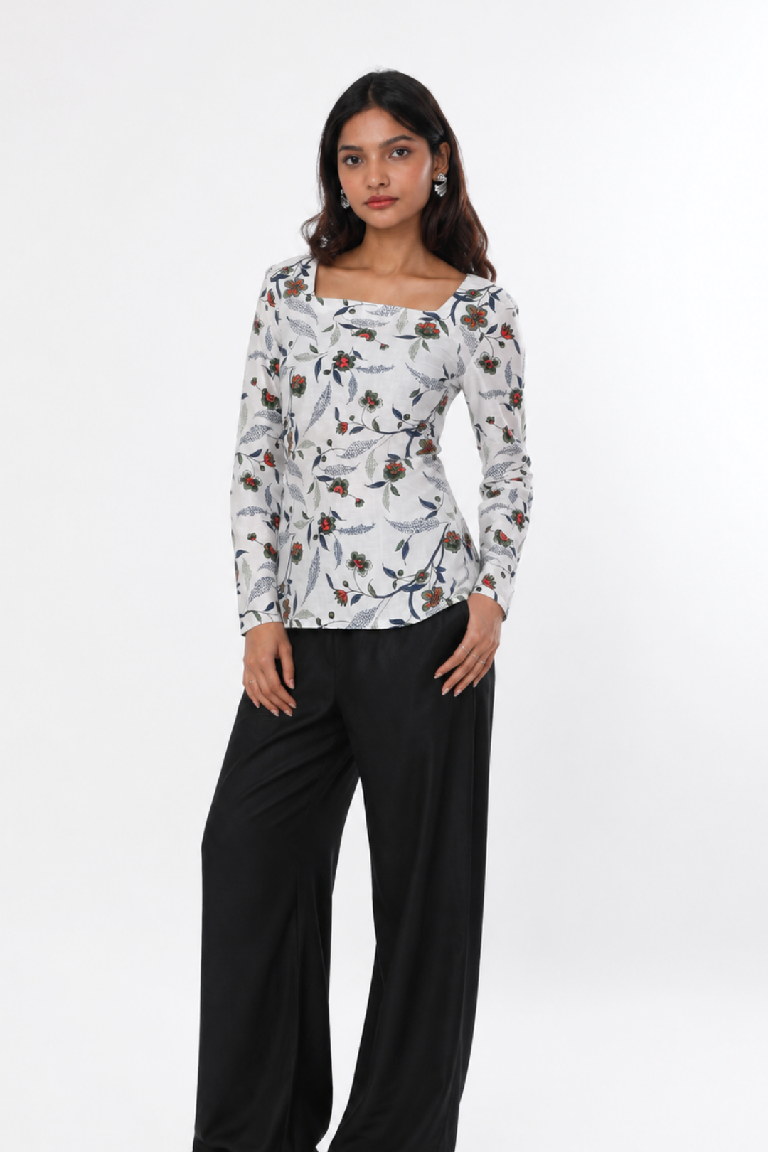 Saasha Square neck short kurti