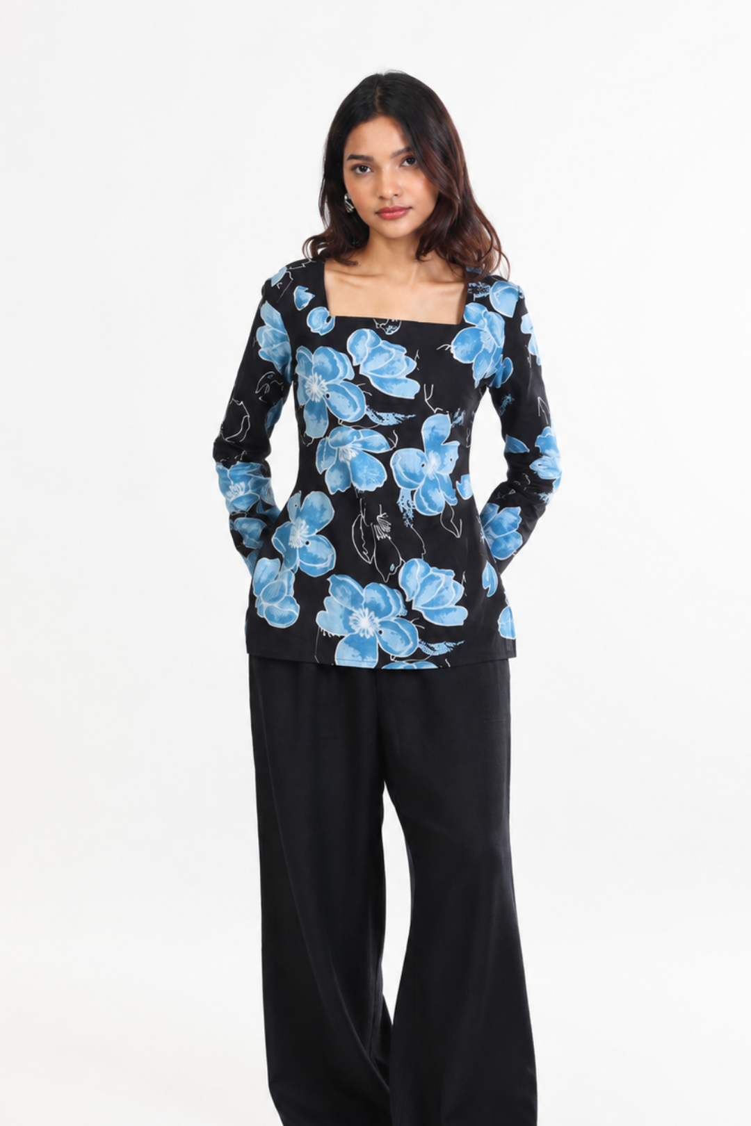 Nisha Square neck short kurti