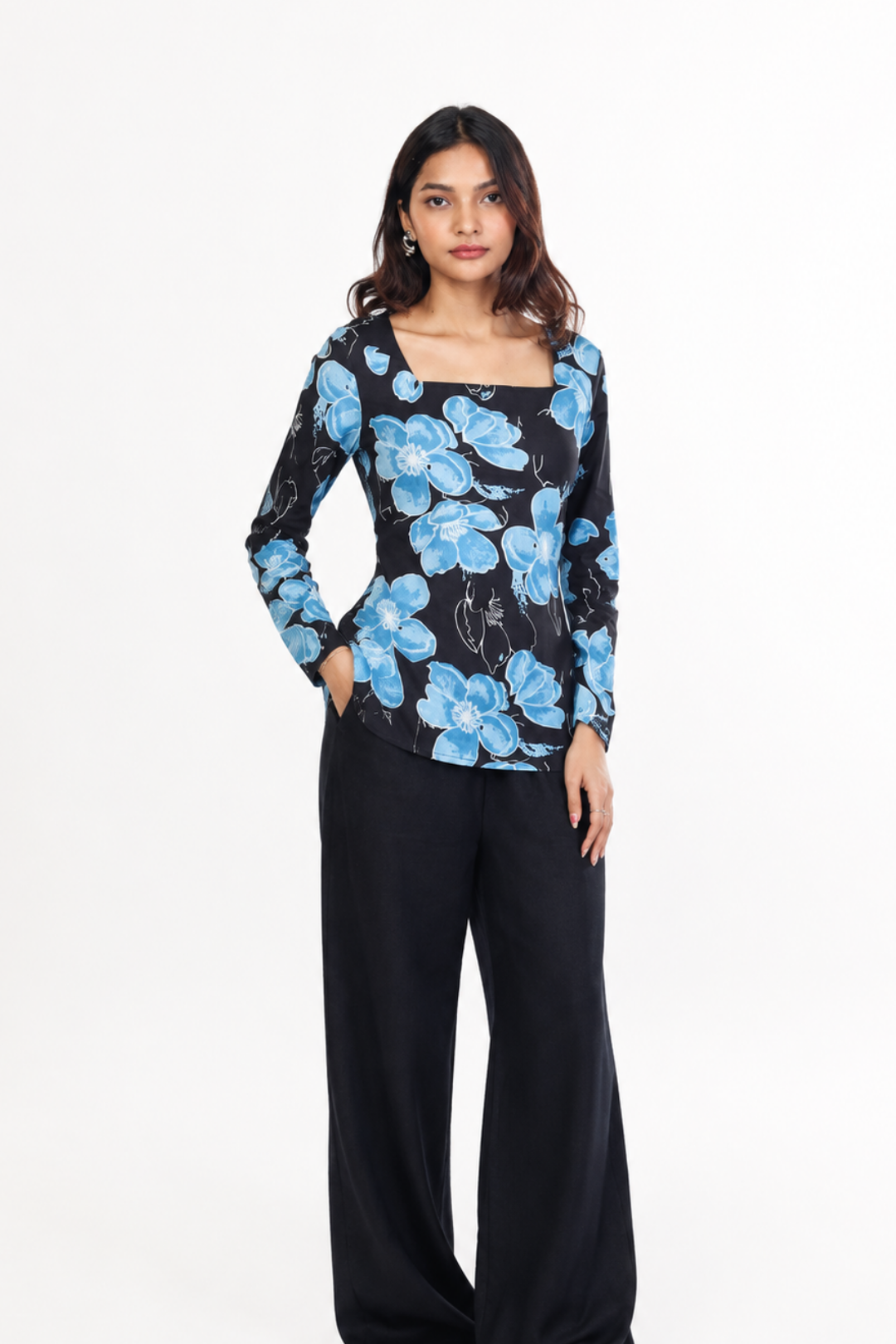Nisha Square neck short kurti