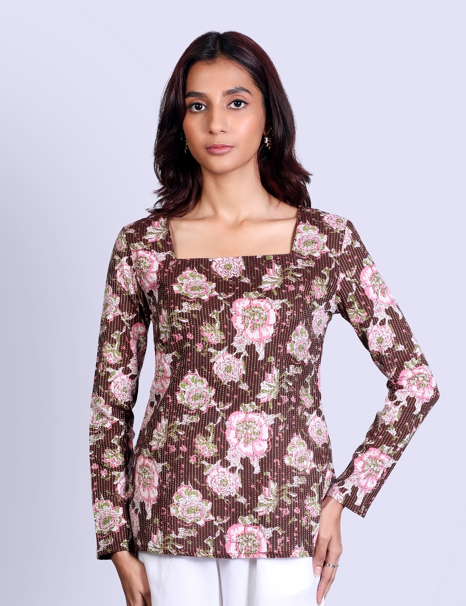 Naima Square neck short kurti