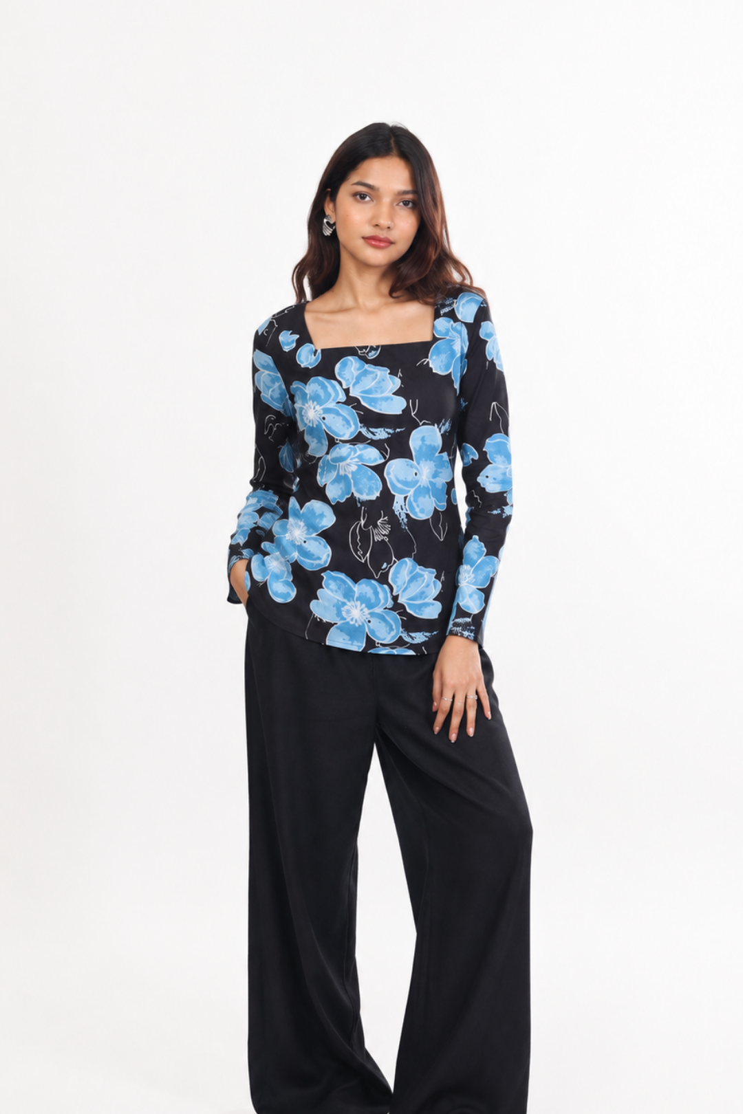 Nisha Square neck short kurti