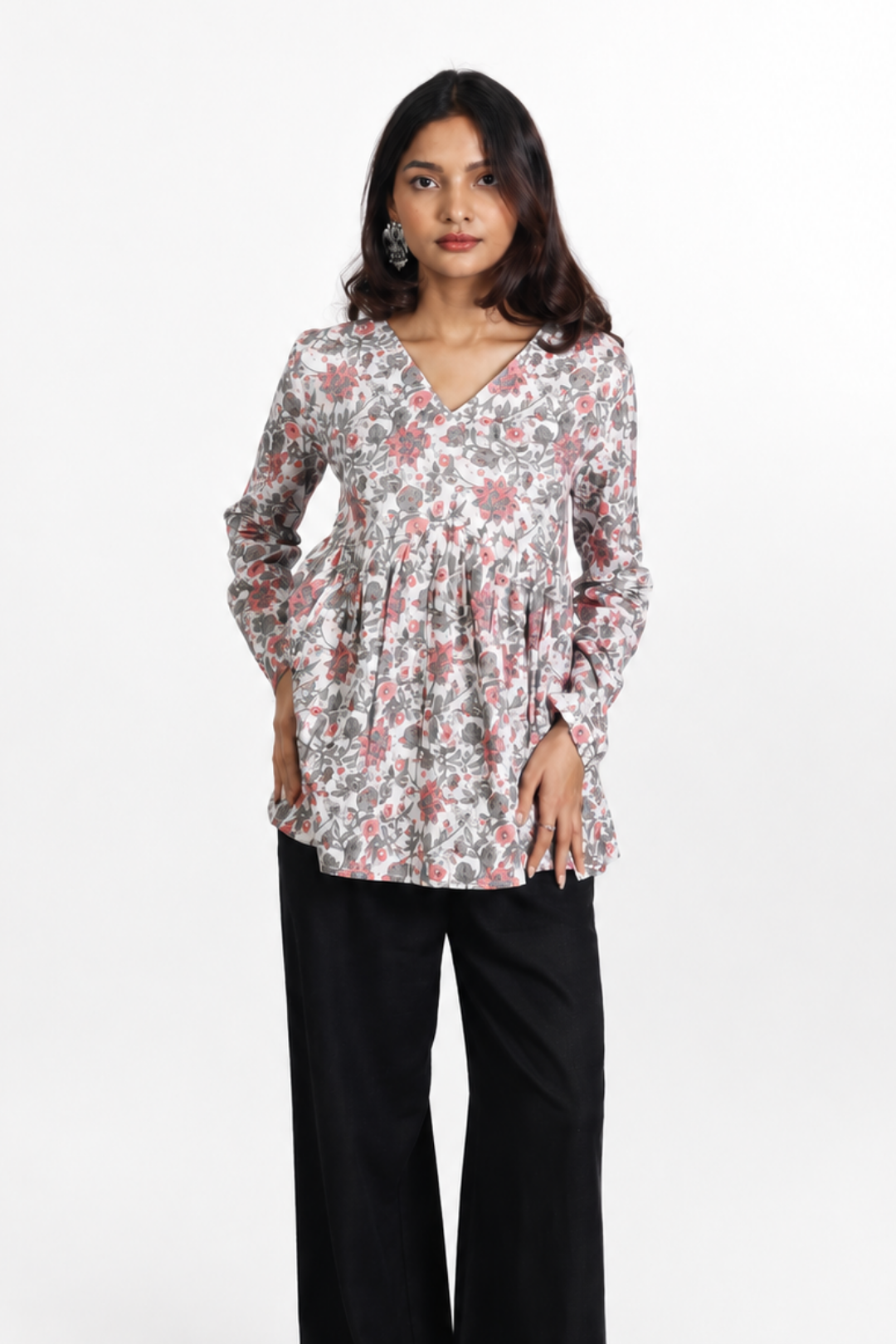 Avelina Flared Short Kurti 