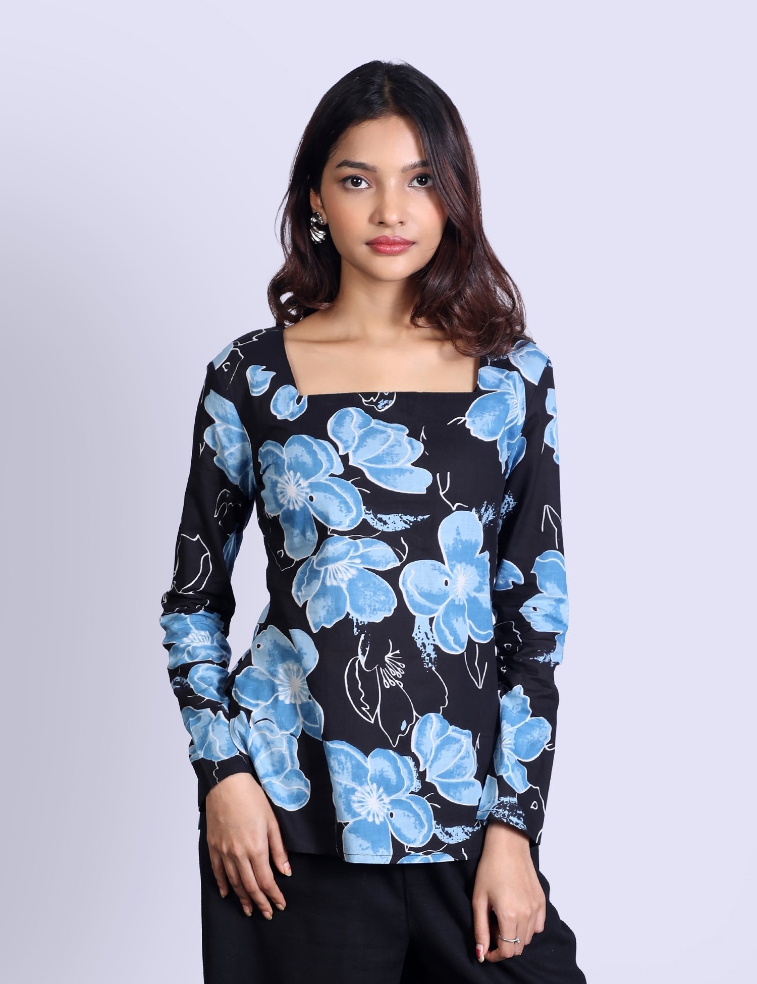 Nisha Square neck short kurti 