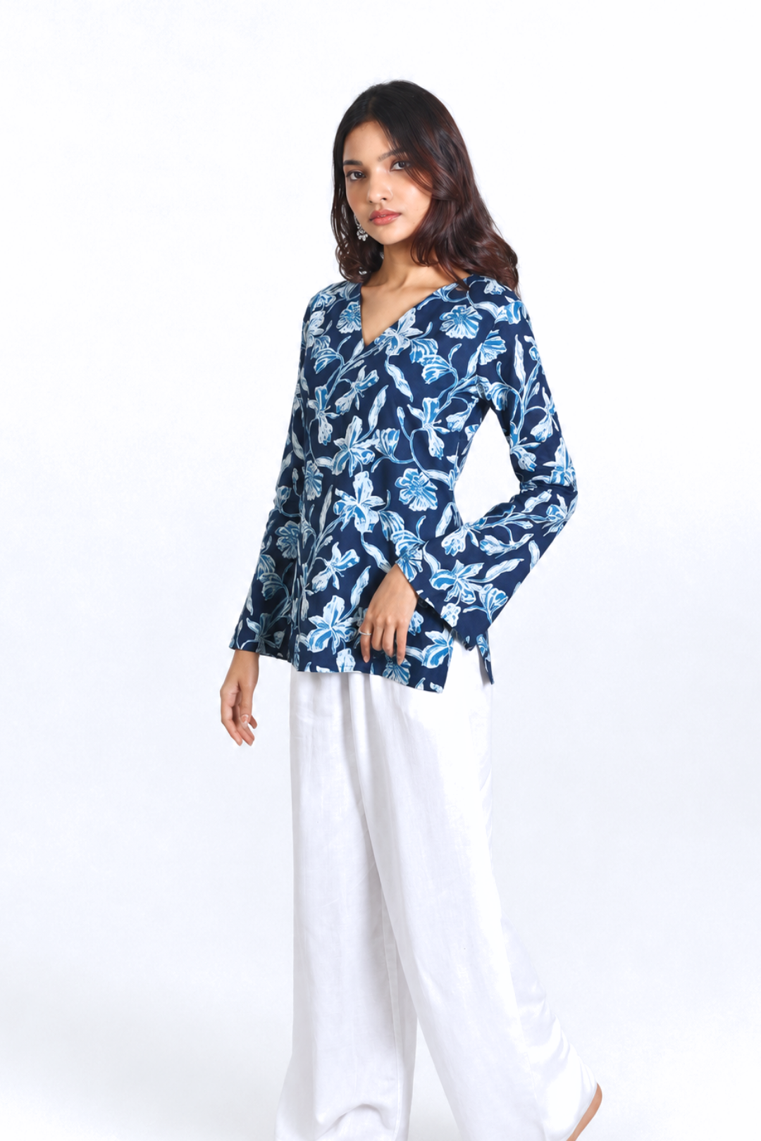 Misha Bell Sleeve Short Kurti