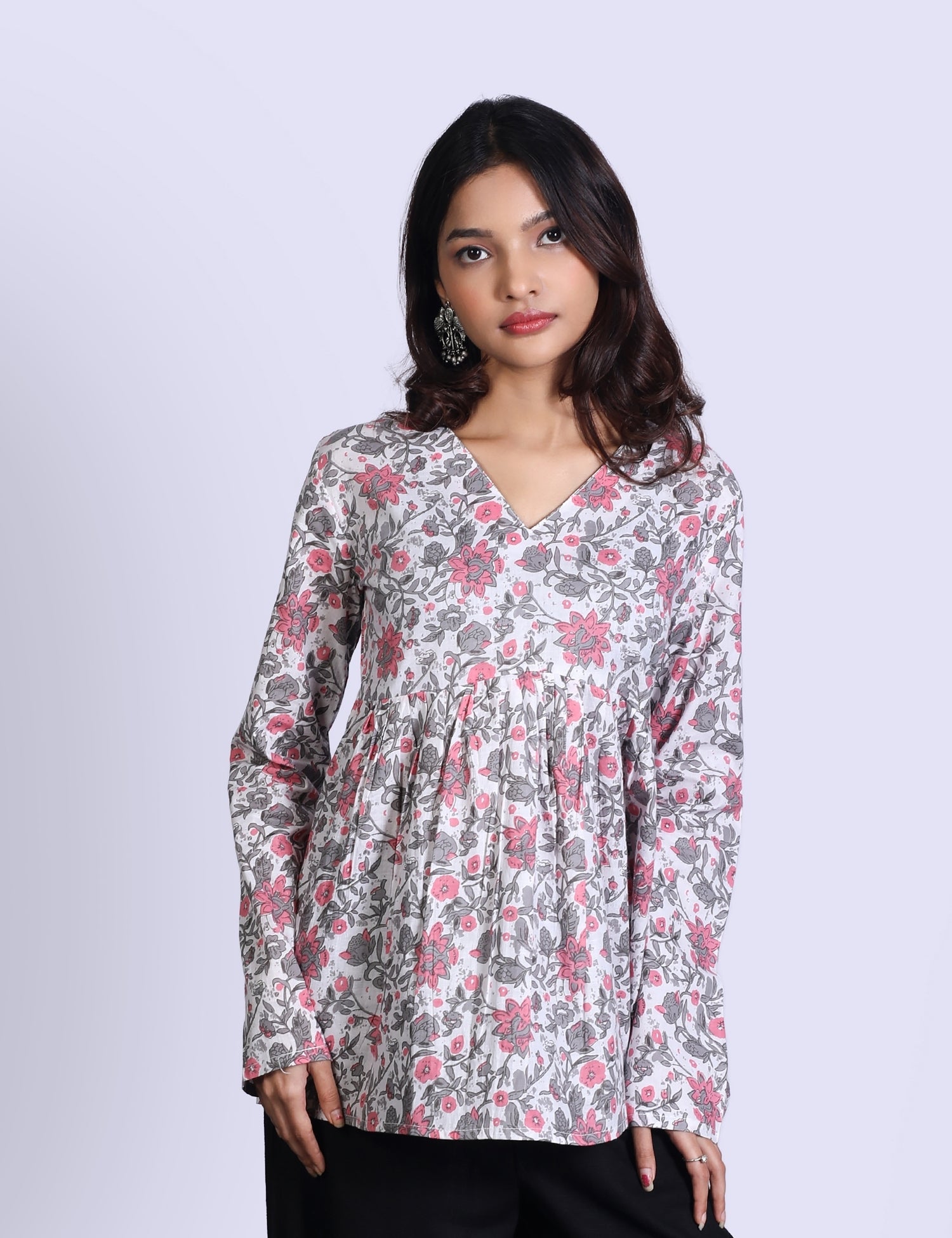 Avelina Flared Short Kurti 