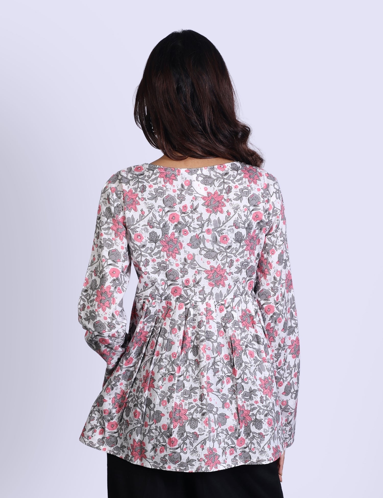Avelina Flared Short Kurti