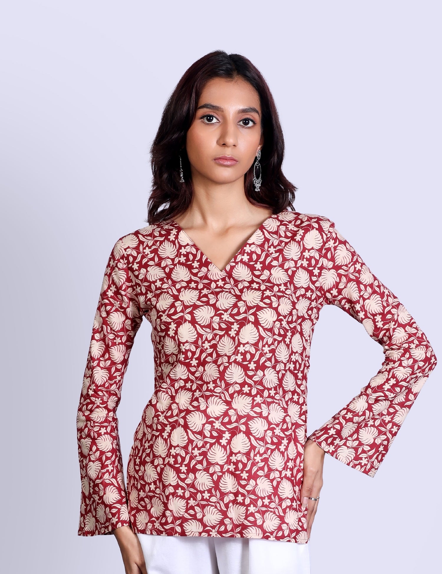 Aanya Bell Sleeve Short Kurti 