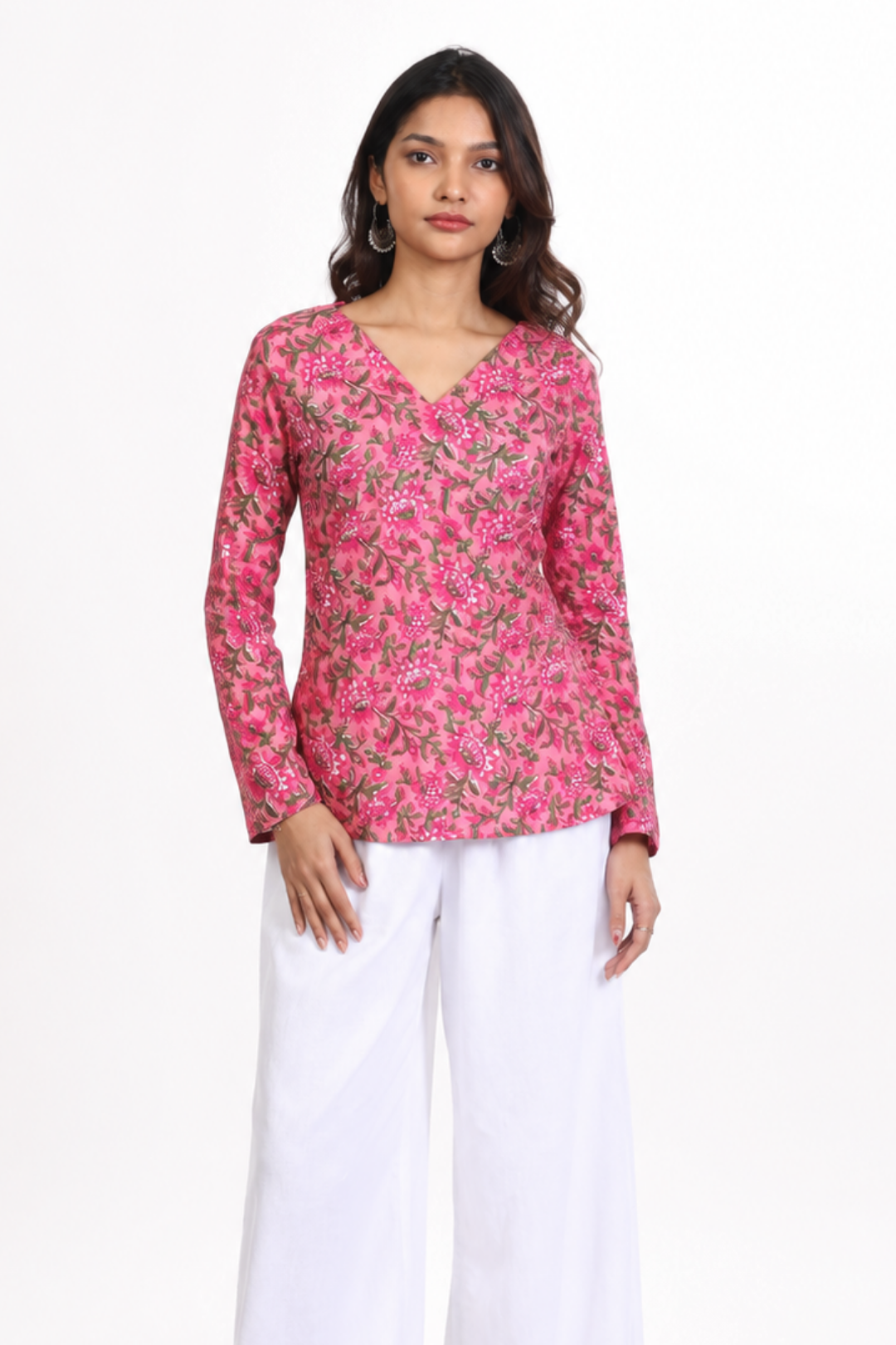 Sianna Bell Sleeve Short Kurti 