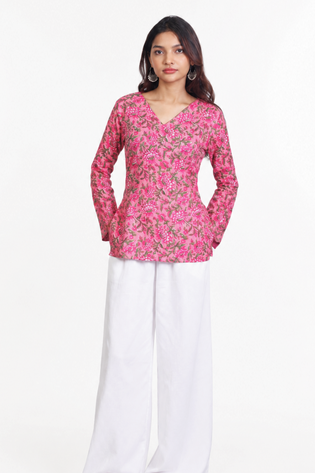 Sianna Bell Sleeve Short Kurti