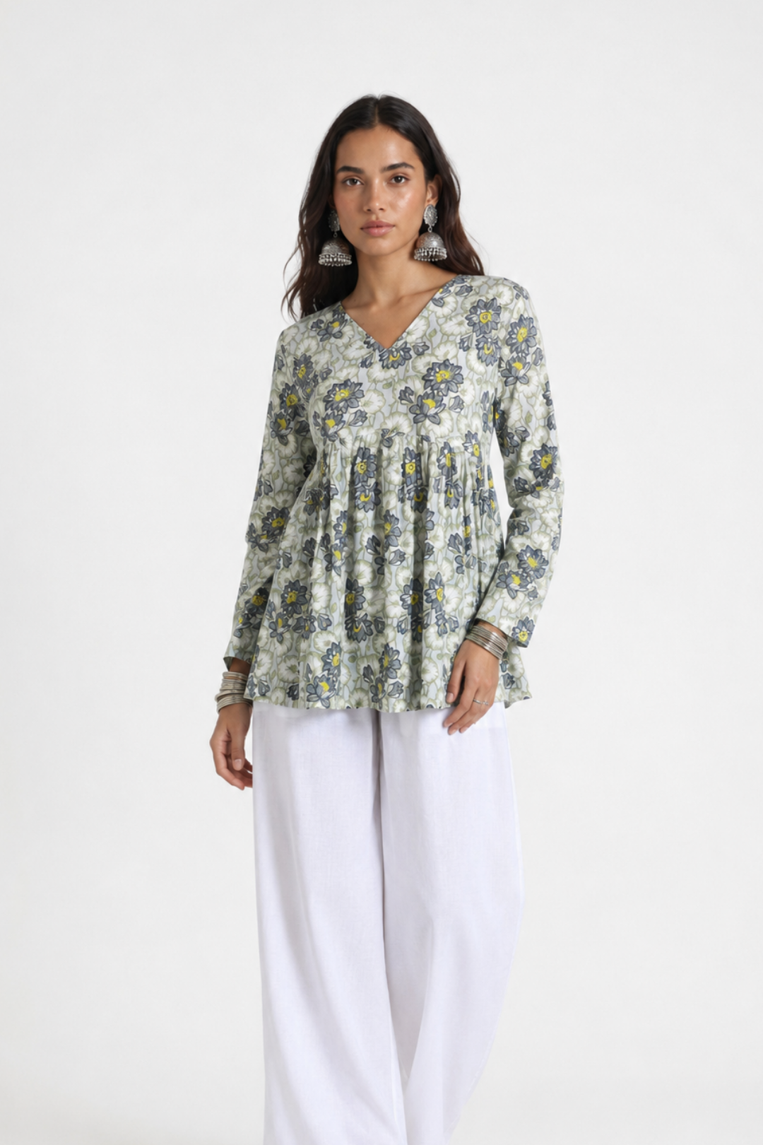 Liana Flared Short Kurti