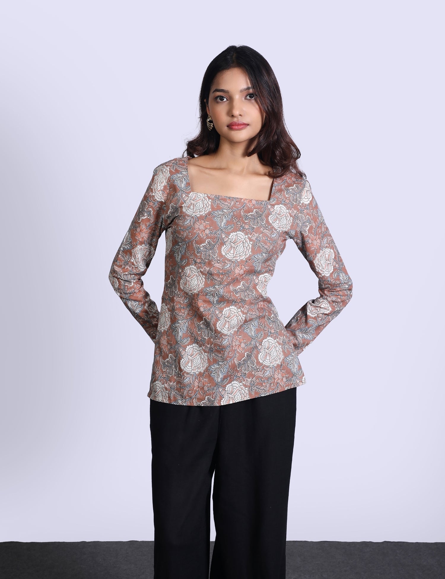 Shaya Square neck short kurti