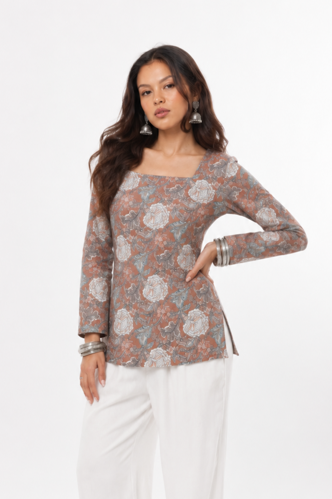 Shaya Square neck short kurti
