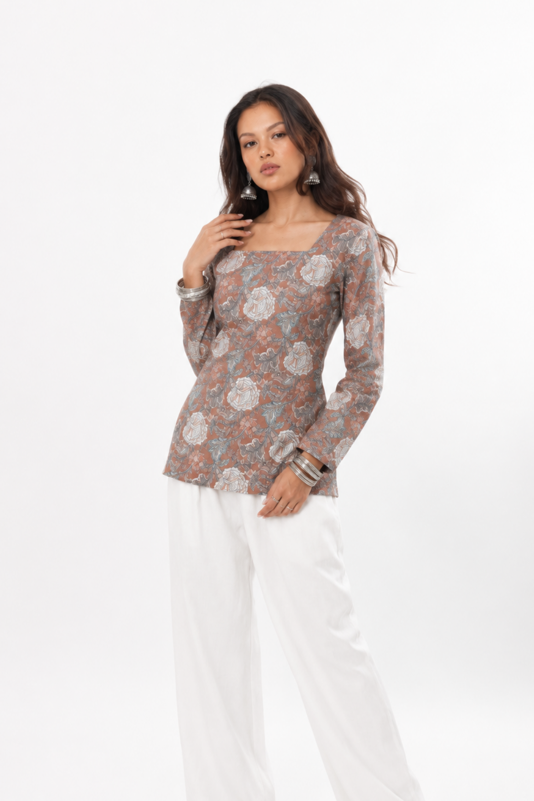 Shaya Square neck short kurti