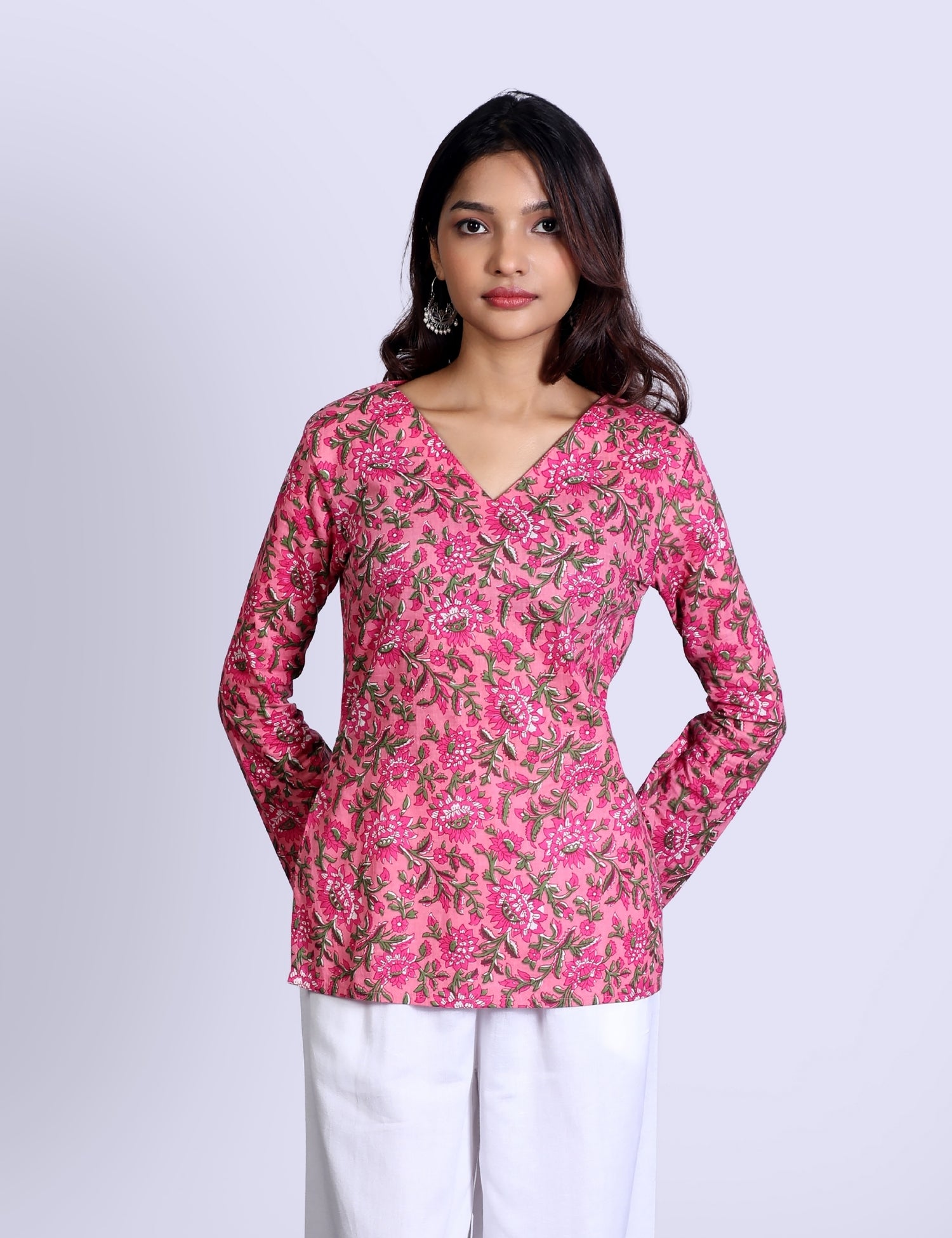 Sianna Bell Sleeve Short Kurti 