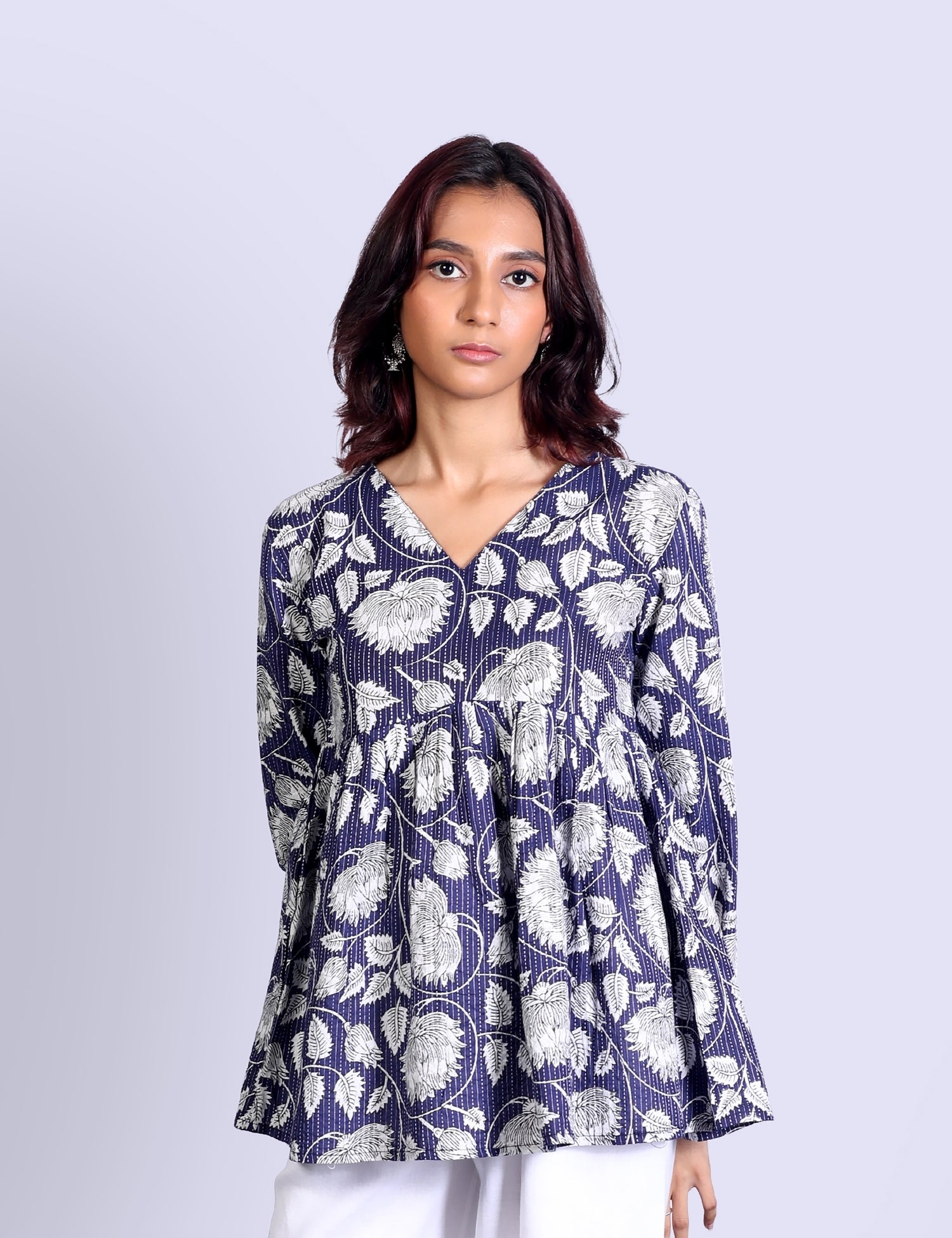 Zena Flared Short Kurti 