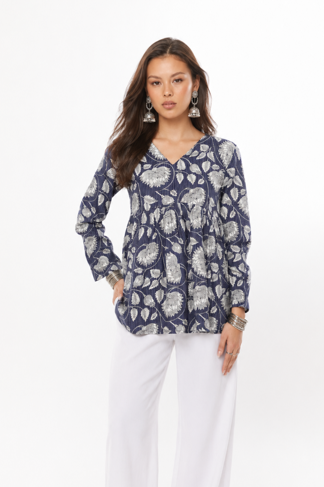 Zena Flared Short Kurti 