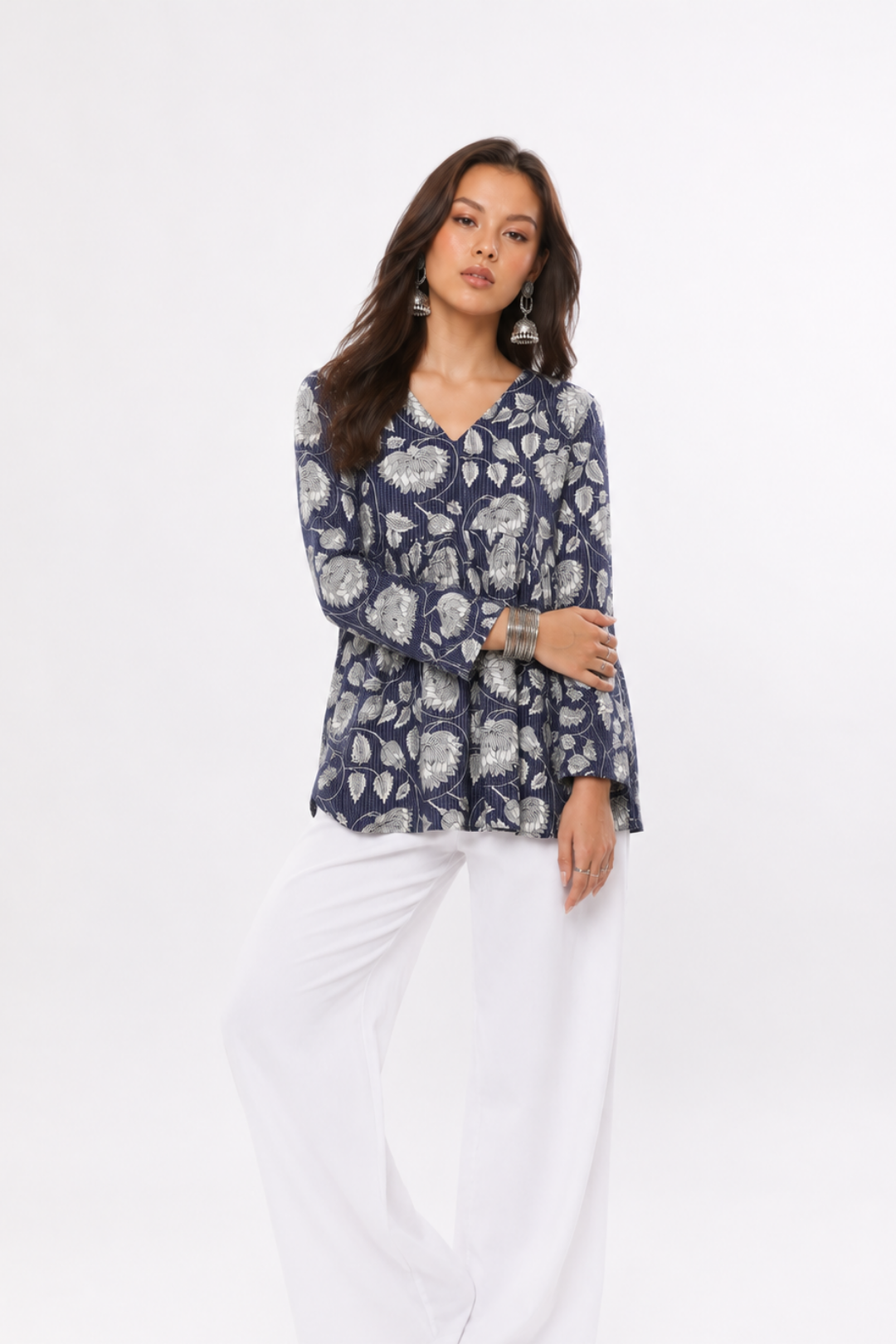 Zena Flared Short Kurti